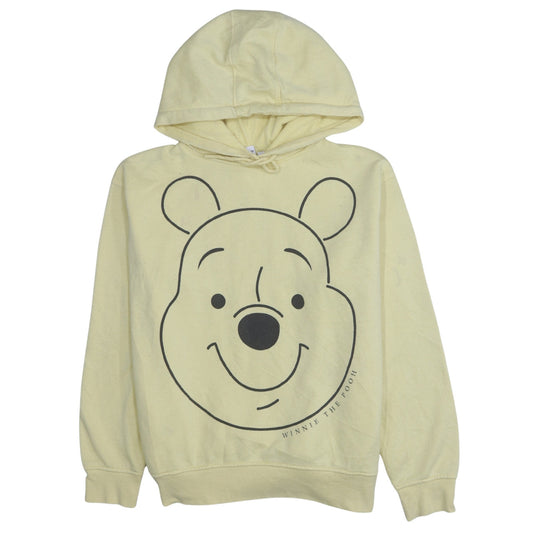Disney Primark Cares Women Yellow Winnie the Pooh Pullover Hoodie Size S