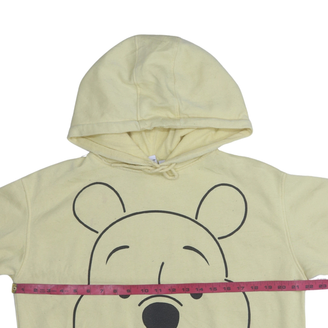 Disney Primark Cares Women Yellow Winnie the Pooh Pullover Hoodie Size S
