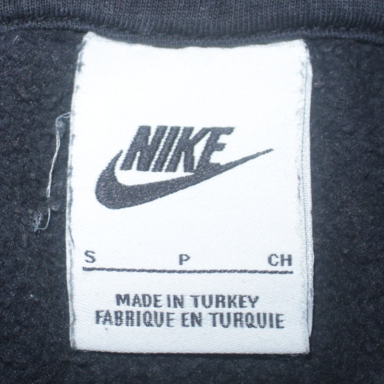 Nike Men's Black Pullover Hoodie Small Logo Graphic Sportswear