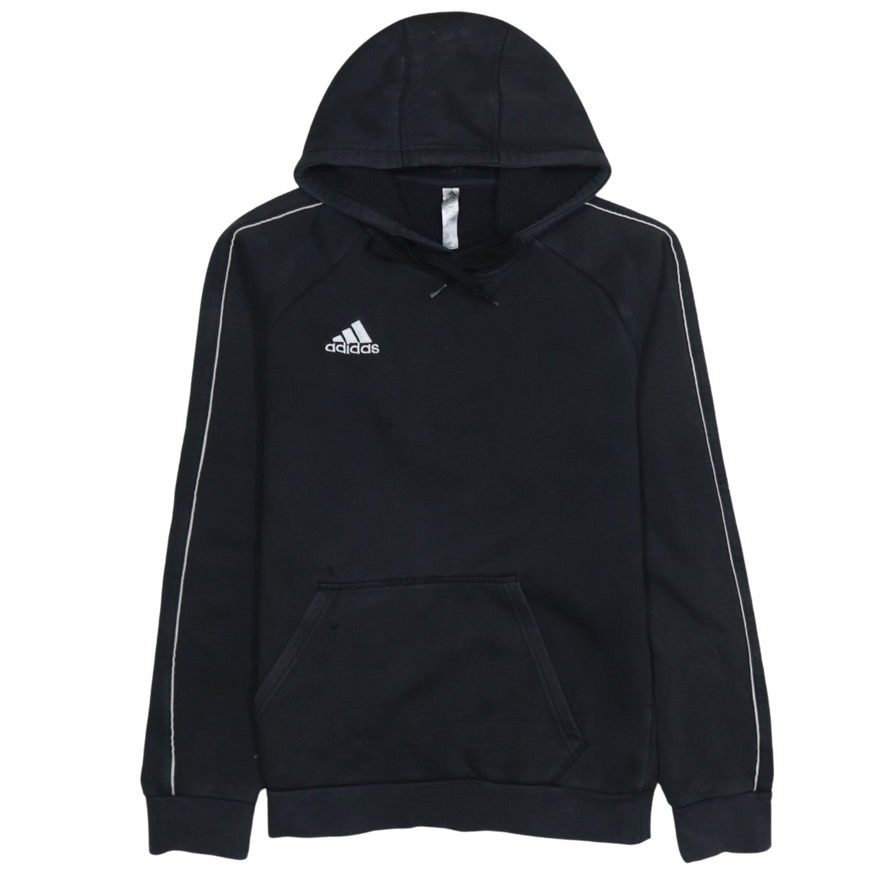 Adidas Men's Black Pullover Hoodie Small Sports Fleece Sweatshirt