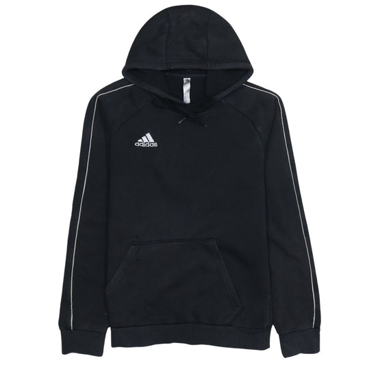 Adidas Men's Black Pullover Hoodie Small Sports Fleece Sweatshirt