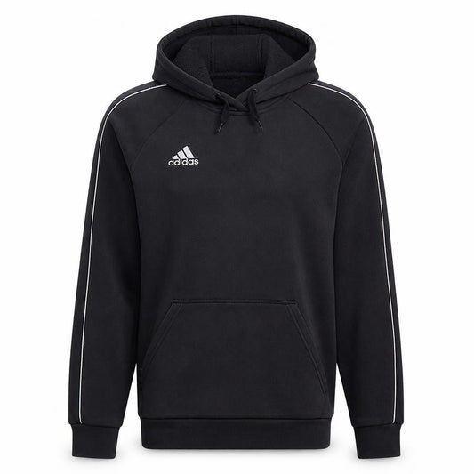 Adidas Men's Black Pullover Hoodie Small Sports Fleece Sweatshirt