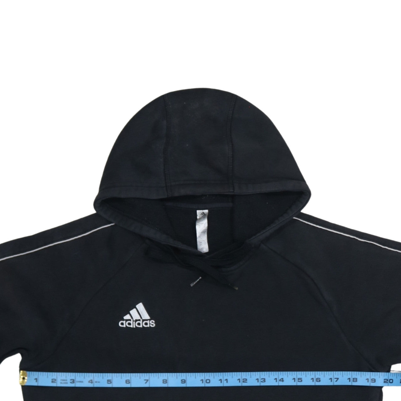 Adidas Men's Black Pullover Hoodie Small Sports Fleece Sweatshirt