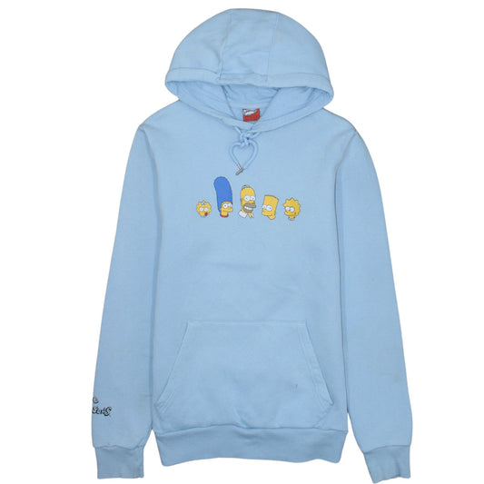 Primark The Simpsons Blue Pullover Men's Hoodie XS Graphic Print