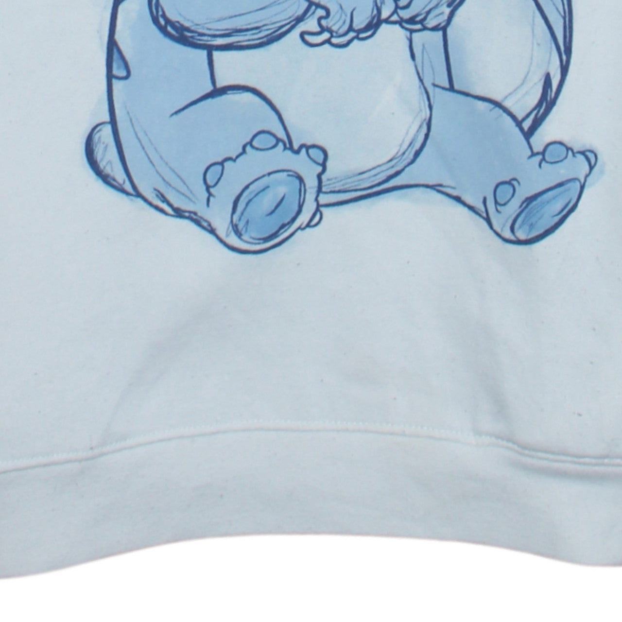 Disney Primark Cares Womens White Stitch Hoodie Size S 10/12 Pullover