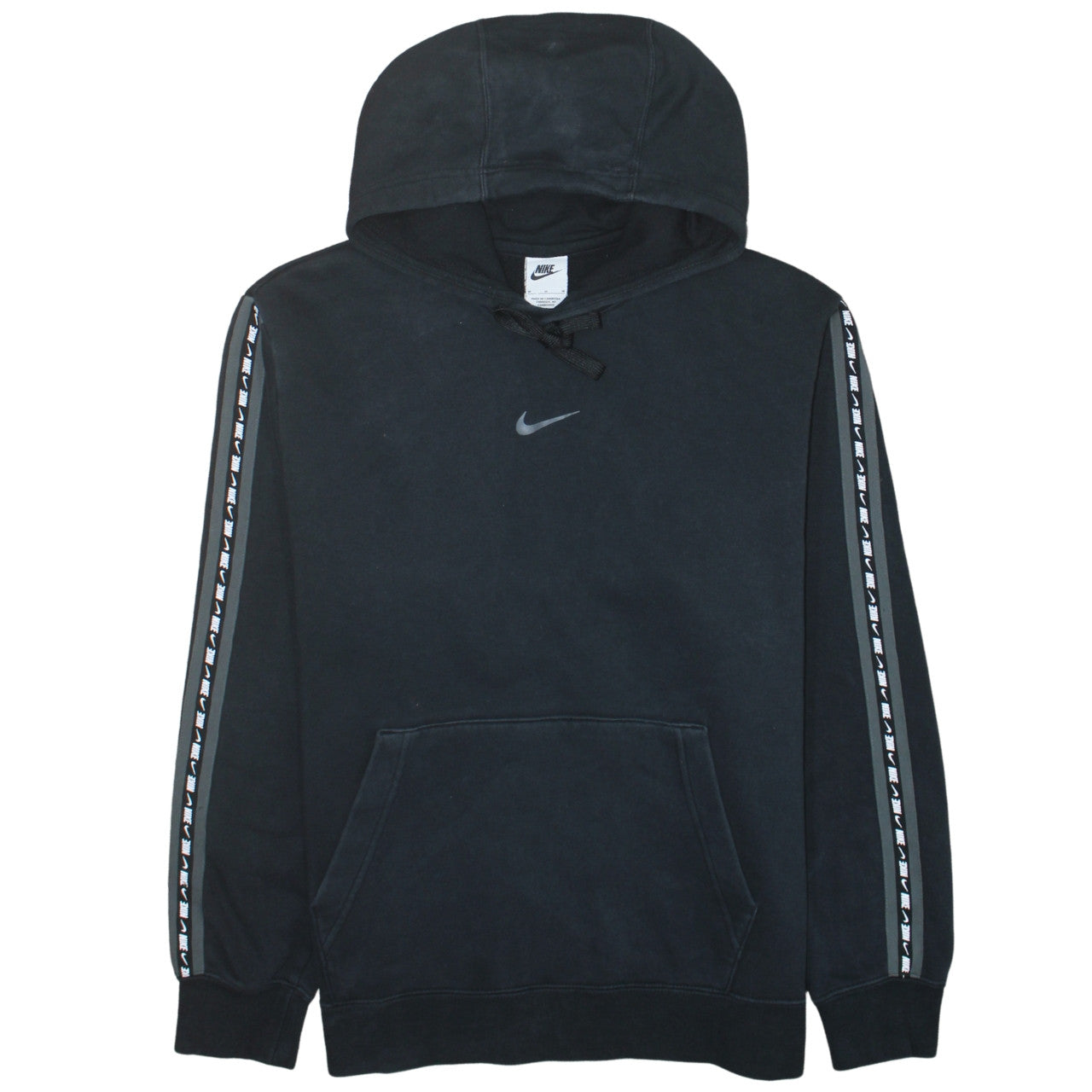Nike Men's Black Pullover Hoodie M Graphic Fleece Sportswear