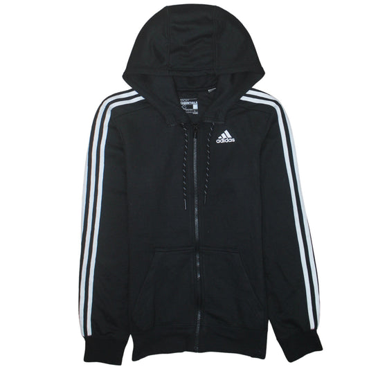 Adidas Men's Black XS Full Zip Hoodie Sport Essentials