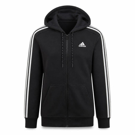 Adidas Men's Black XS Full Zip Hoodie Sport Essentials