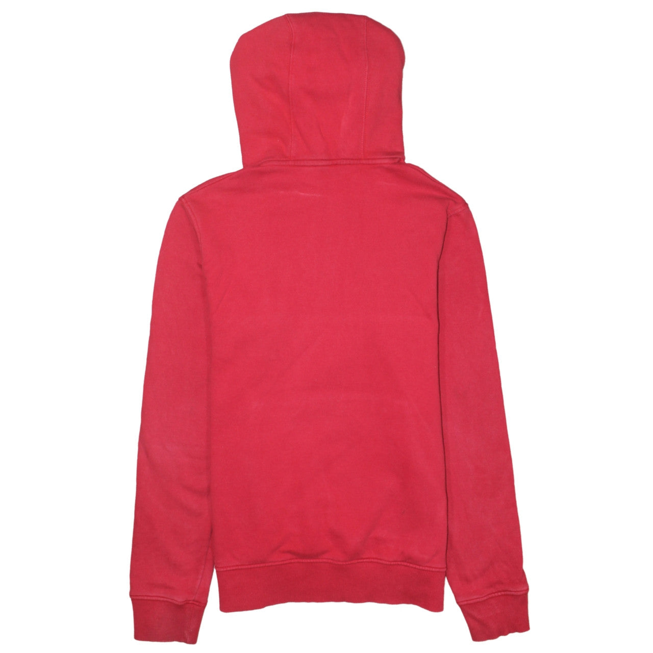 The North Face Men's Red Pullover Hoodie L Logo Print Outdoor Cotton