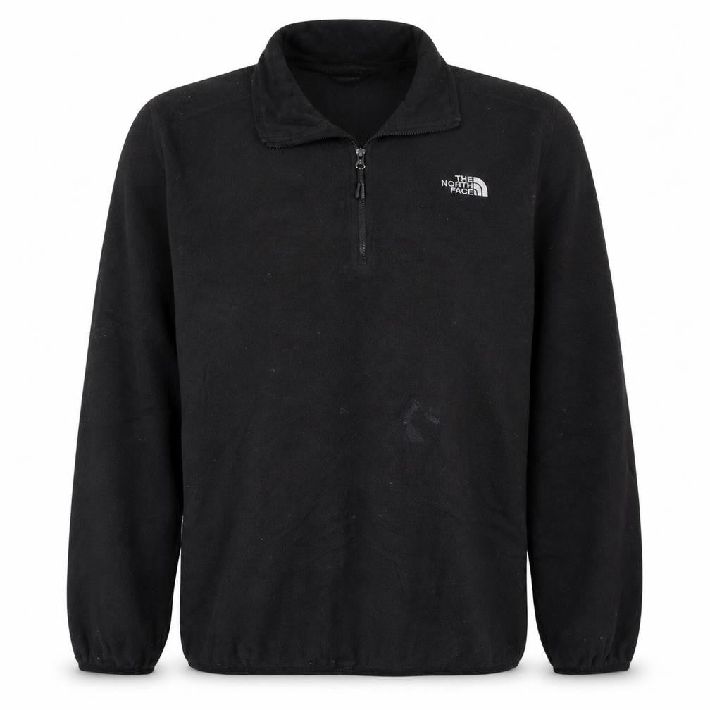 The North Face Mens Black Fleece 1/2 Zip Pullover Sweatshirt L