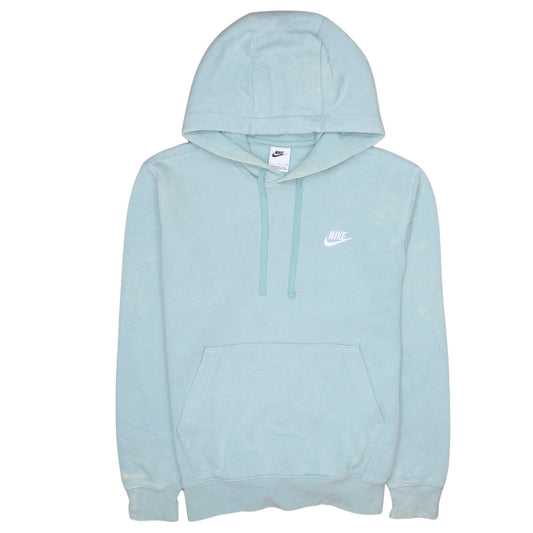 Nike Women's Blue Pullover Hoodie Small Cotton Blend Casual