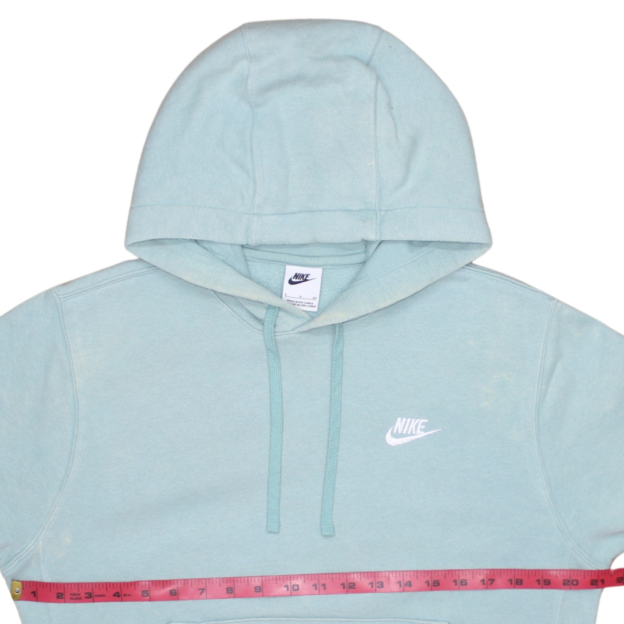 Nike Women's Blue Pullover Hoodie Small Cotton Blend Casual
