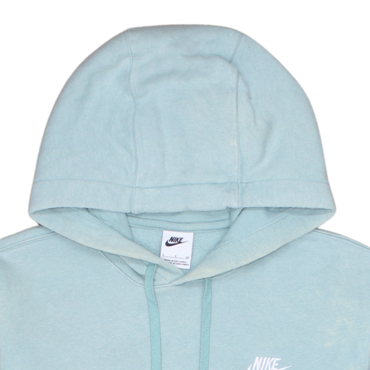 Nike Women's Blue Pullover Hoodie Small Cotton Blend Casual