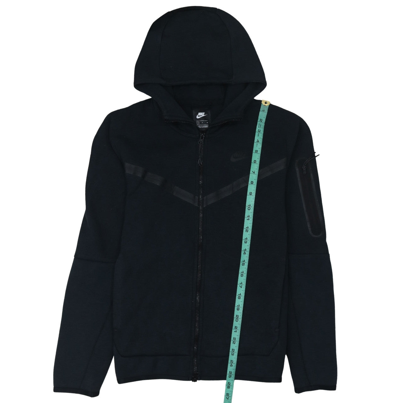 Nike Men's Black Full Zip Hoodie Size S Regular Fit Sportswear