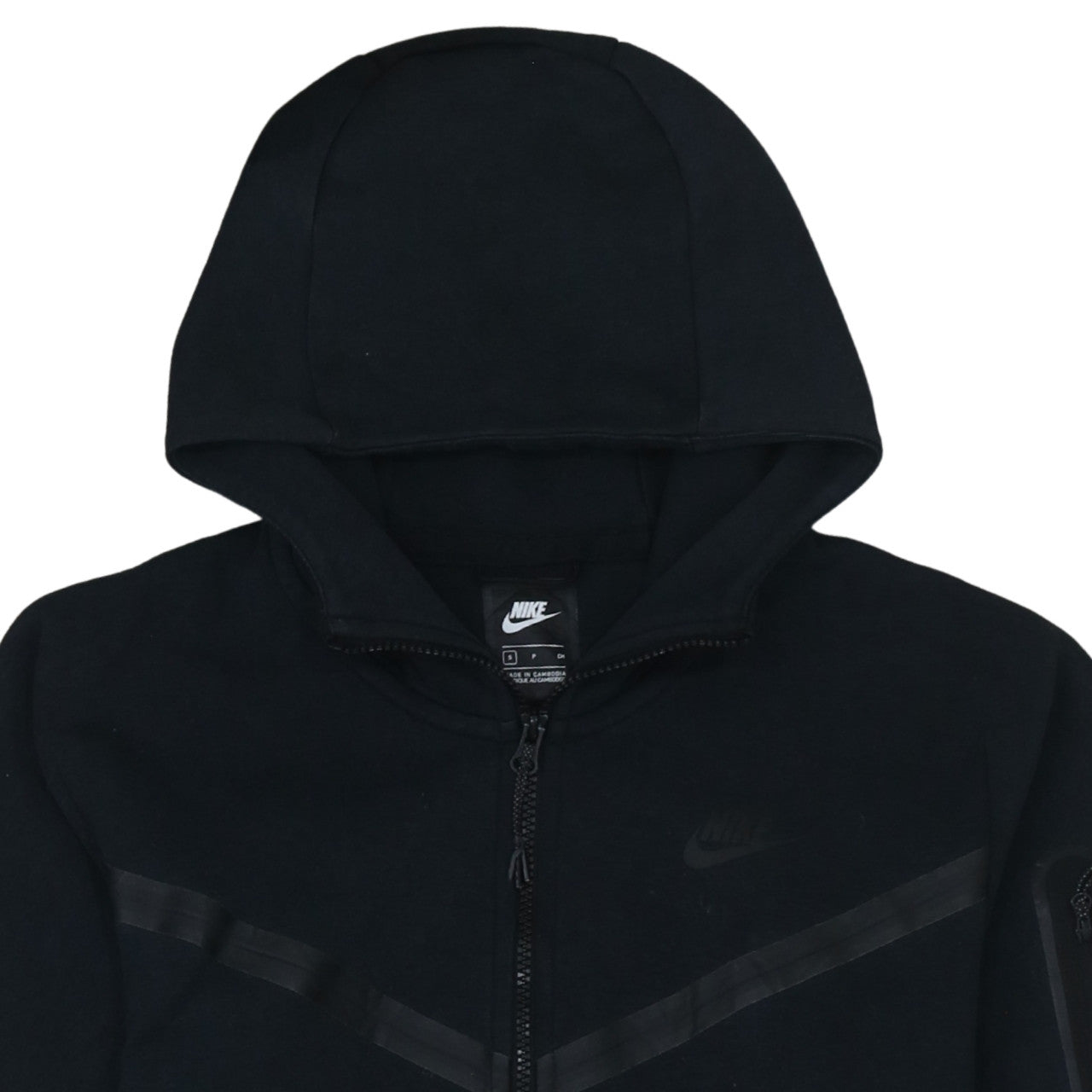 Nike Men's Black Full Zip Hoodie Size S Regular Fit Sportswear