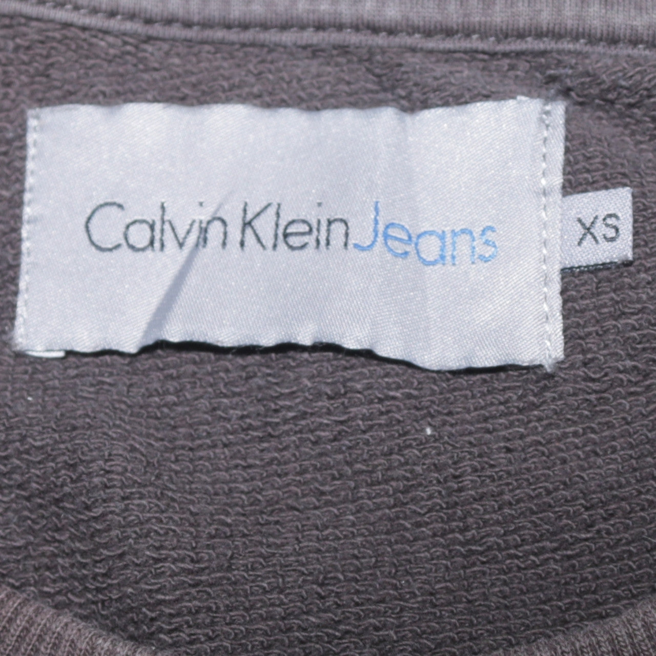 Calvin Klein Jeans Men's Black XS Pullover Logo Sweatshirt
