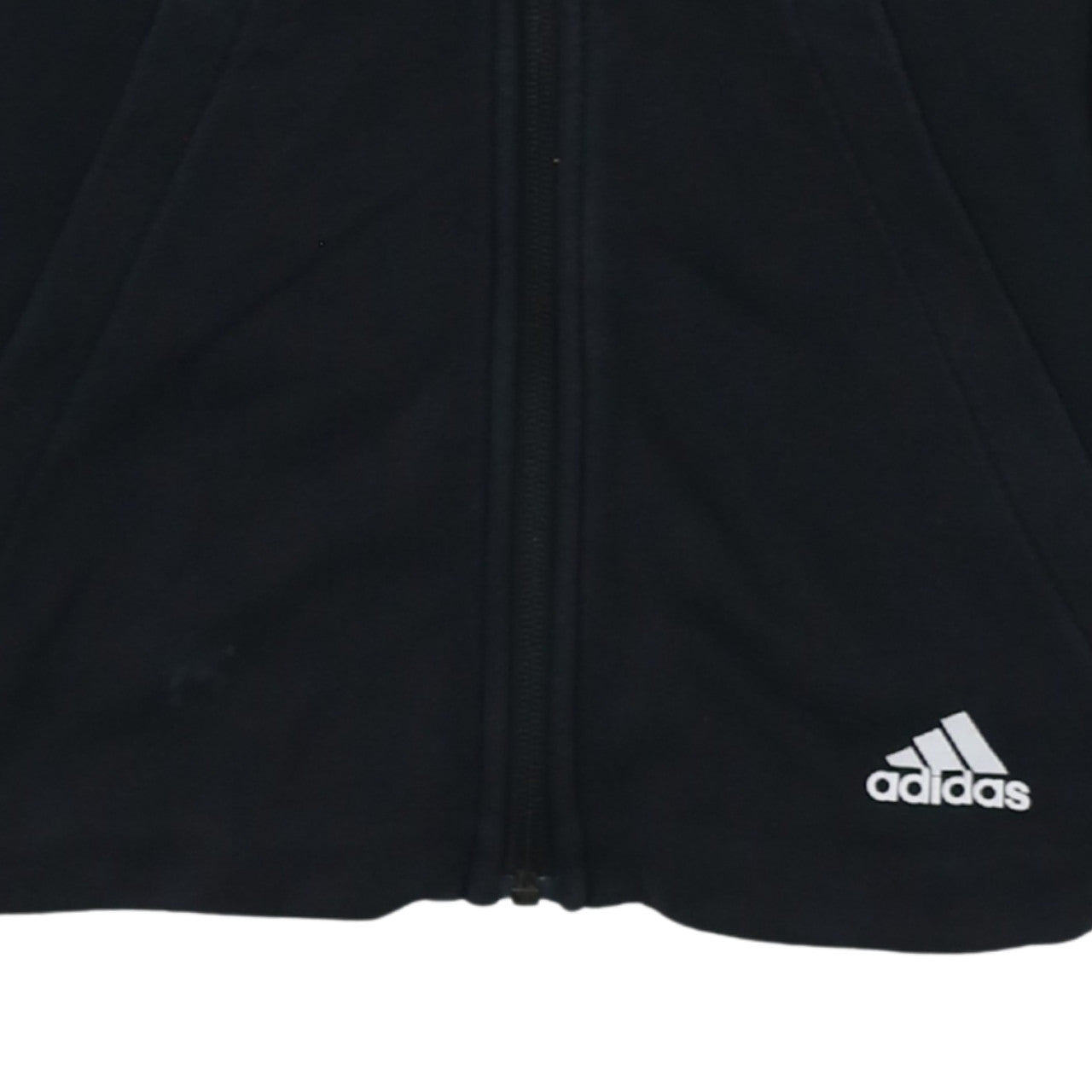 Adidas Boys Black Full Zip Hoodie 11-12 Years Sports Fleece Hooded Jacket