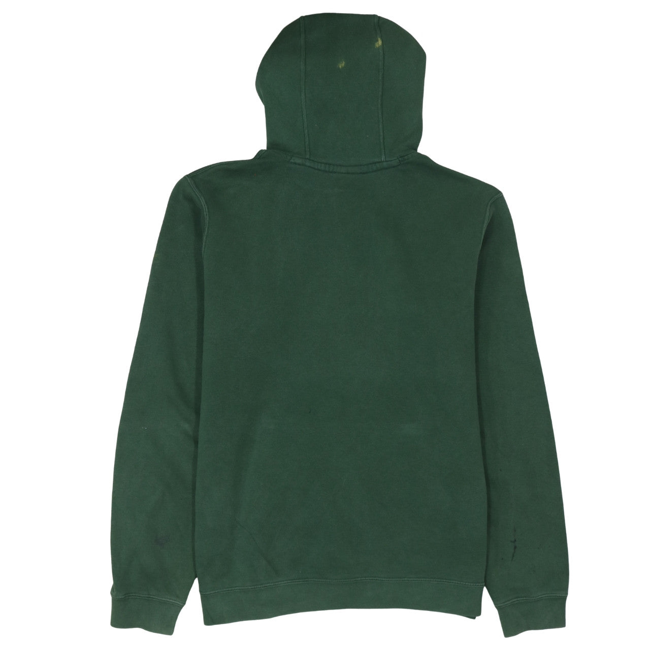 Nike Mens Green Pullover Hoodie M Graphic Logo Cotton Blend