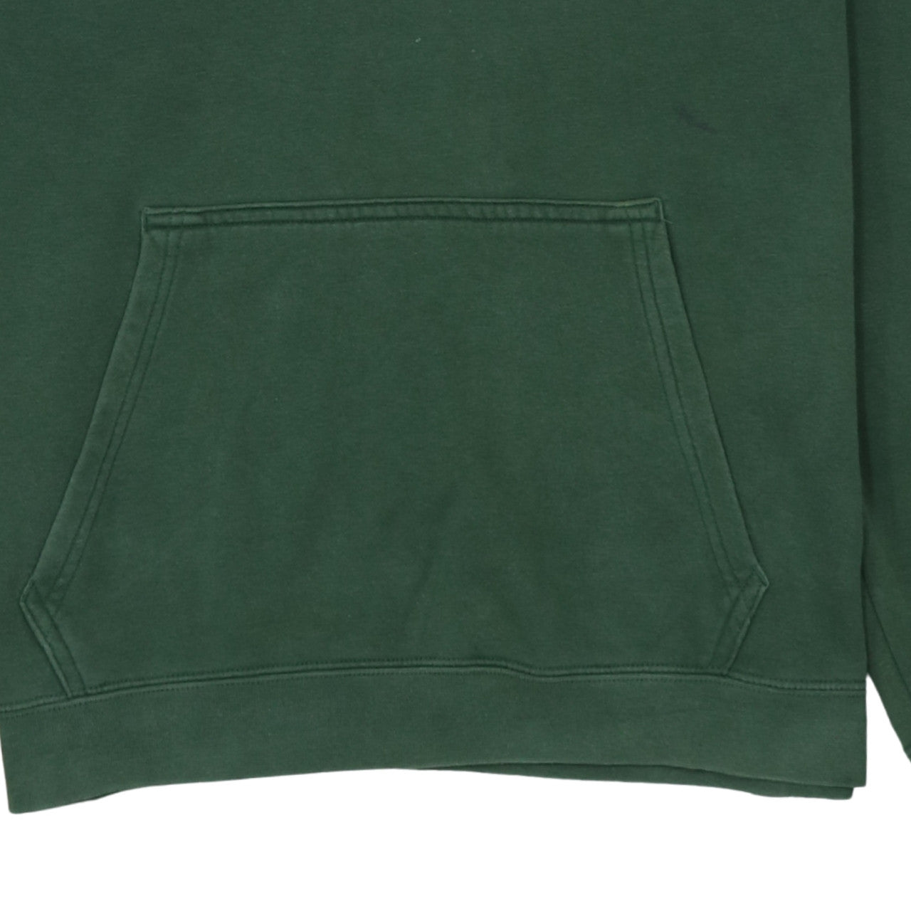 Nike Mens Green Pullover Hoodie M Graphic Logo Cotton Blend