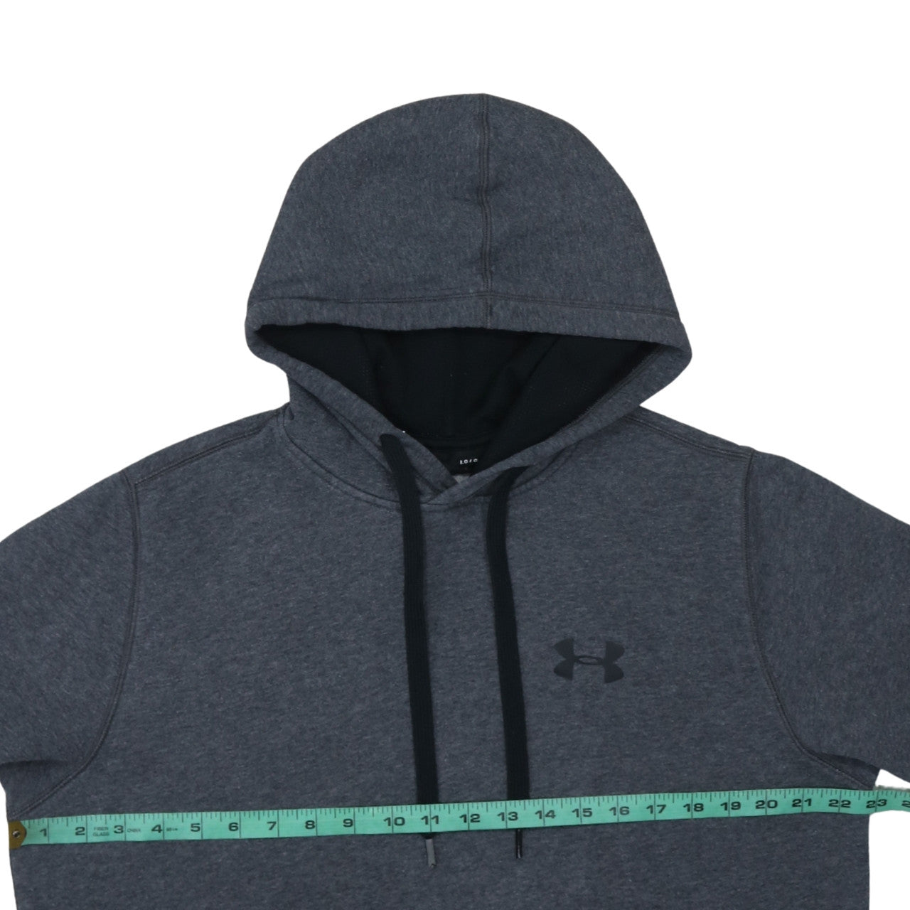 Under Armour Mens Grey Pullover Hoodie Size L Athletic ColdGear