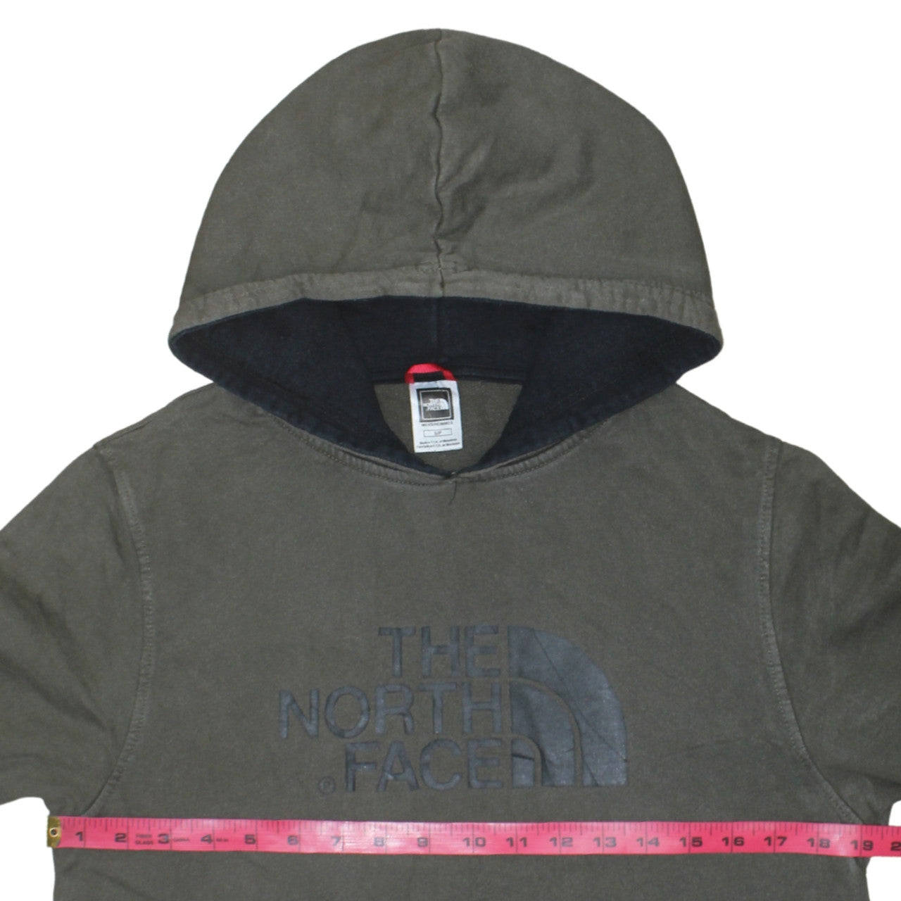 The North Face Men's Green Pullover Hoodie Size S Outdoor Fleece