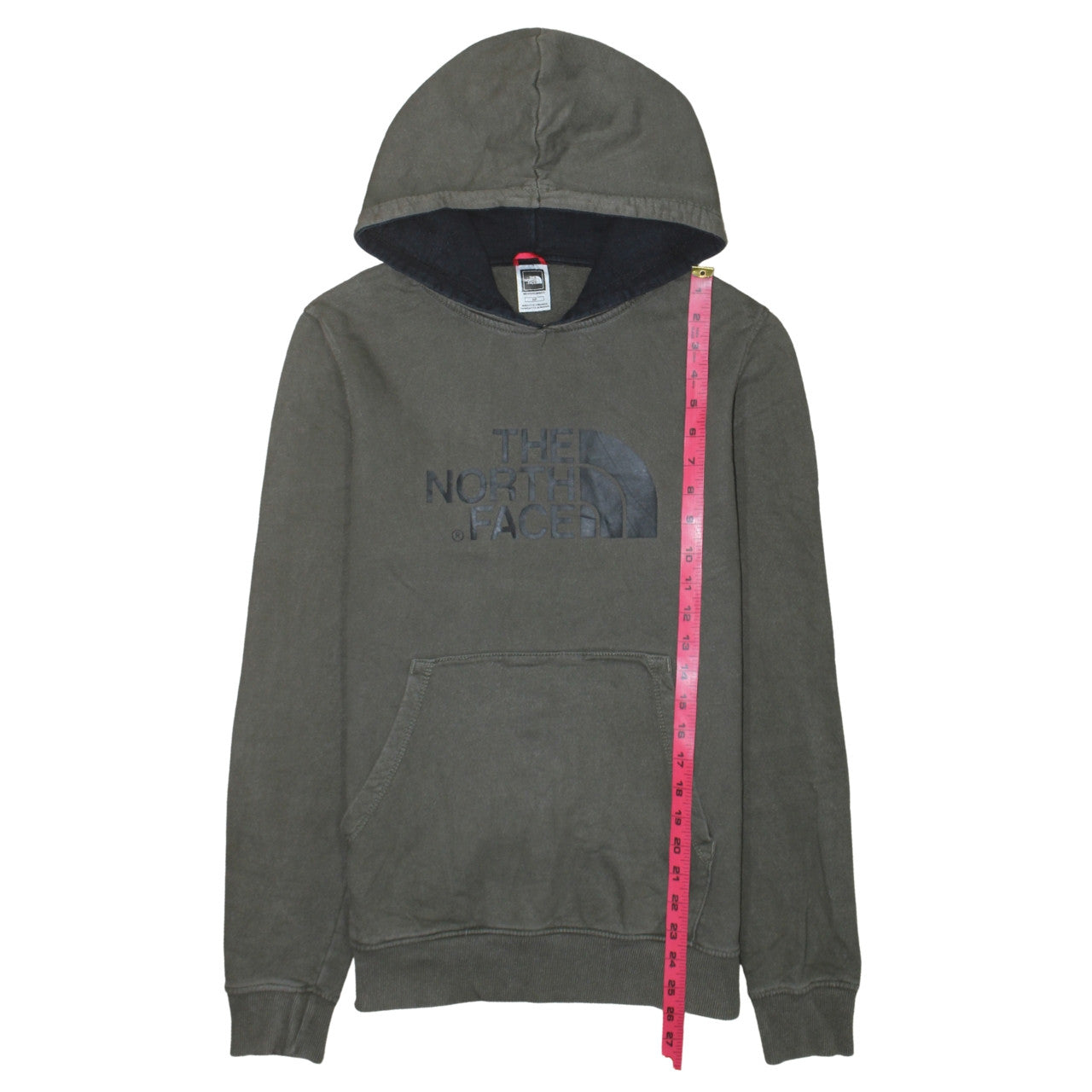 The North Face Men's Green Pullover Hoodie Size S Outdoor Fleece
