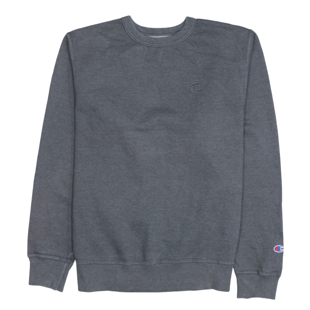 Champion Men's Grey Small Pullover Crew Neck Sweatshirt