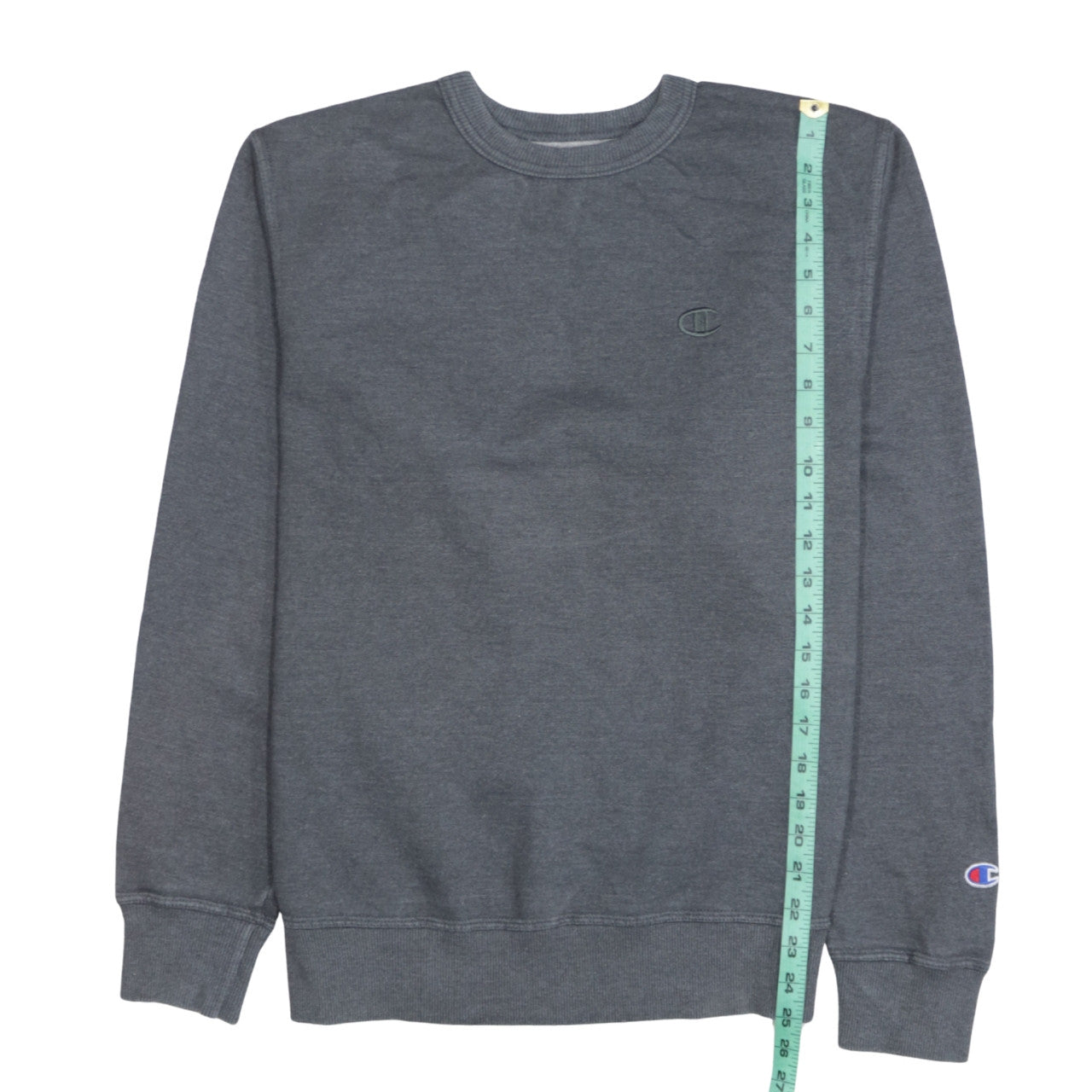 Champion Men's Grey Small Pullover Crew Neck Sweatshirt