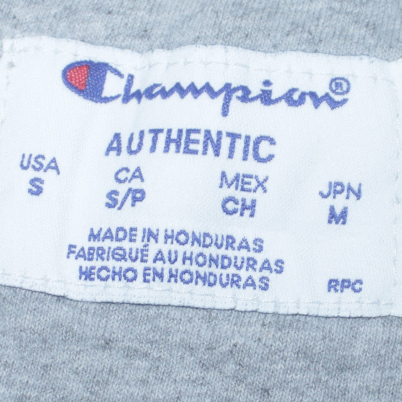 Champion Men's Grey Small Pullover Crew Neck Sweatshirt