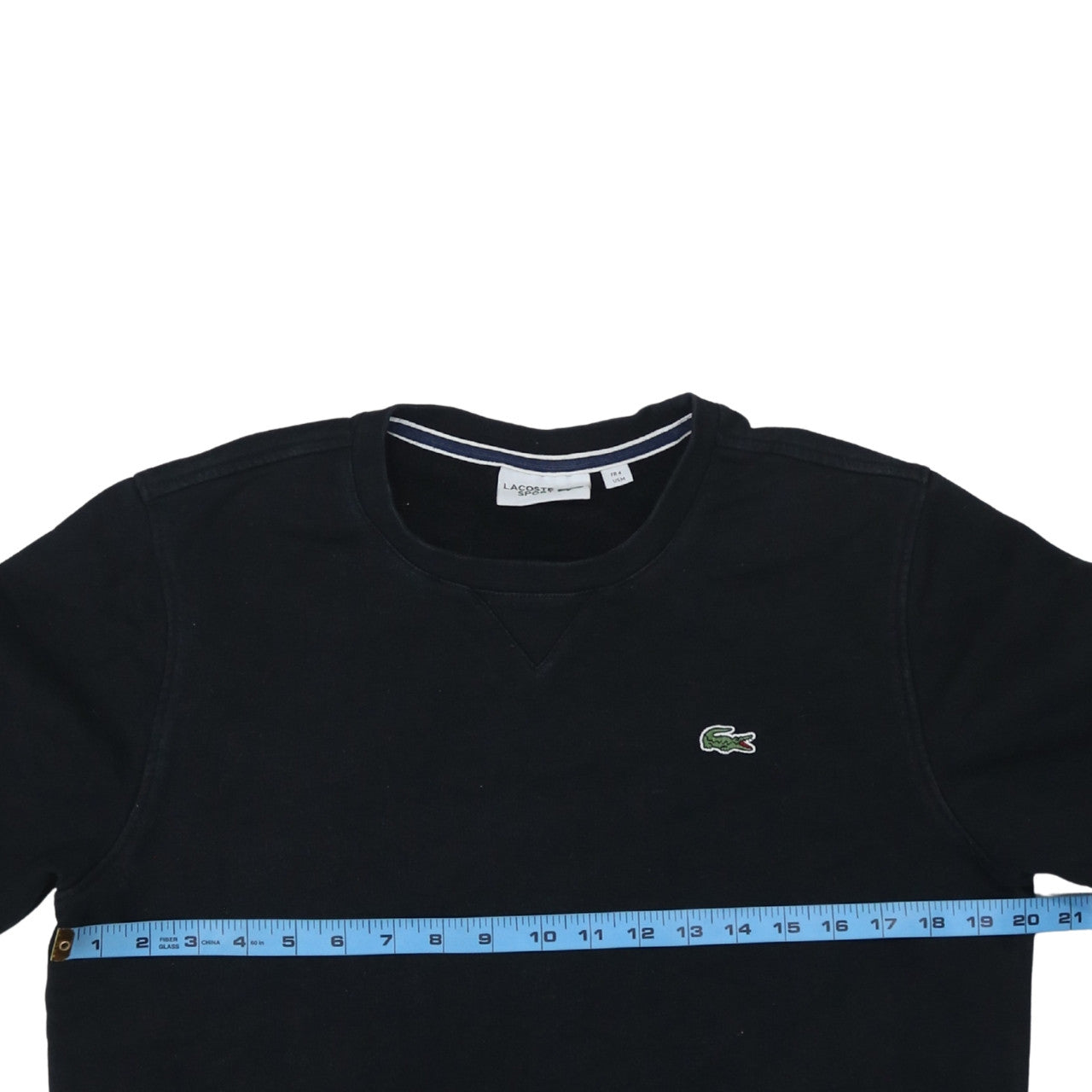 Lacoste Sport Men's Black Crew Neck Sweatshirt M Regular Fit