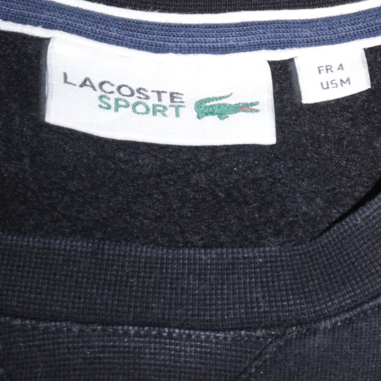 Lacoste Sport Men's Black Crew Neck Sweatshirt M Regular Fit