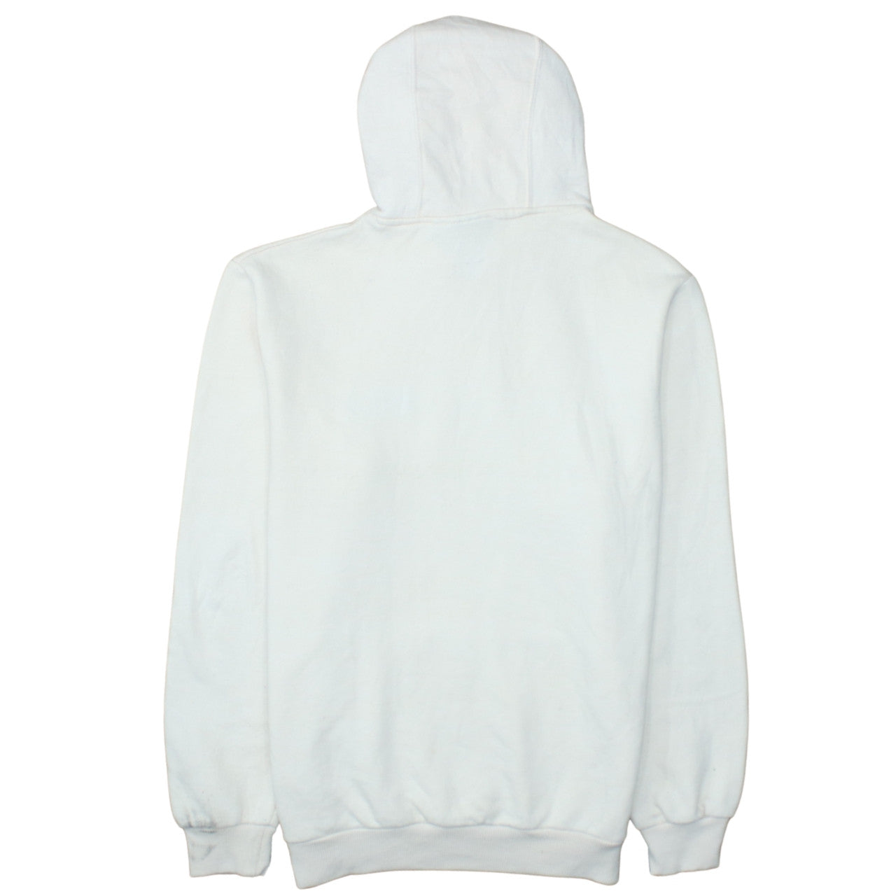 Fila Men's White Pullover Hoodie Size M Logo Sports Sweatshirt