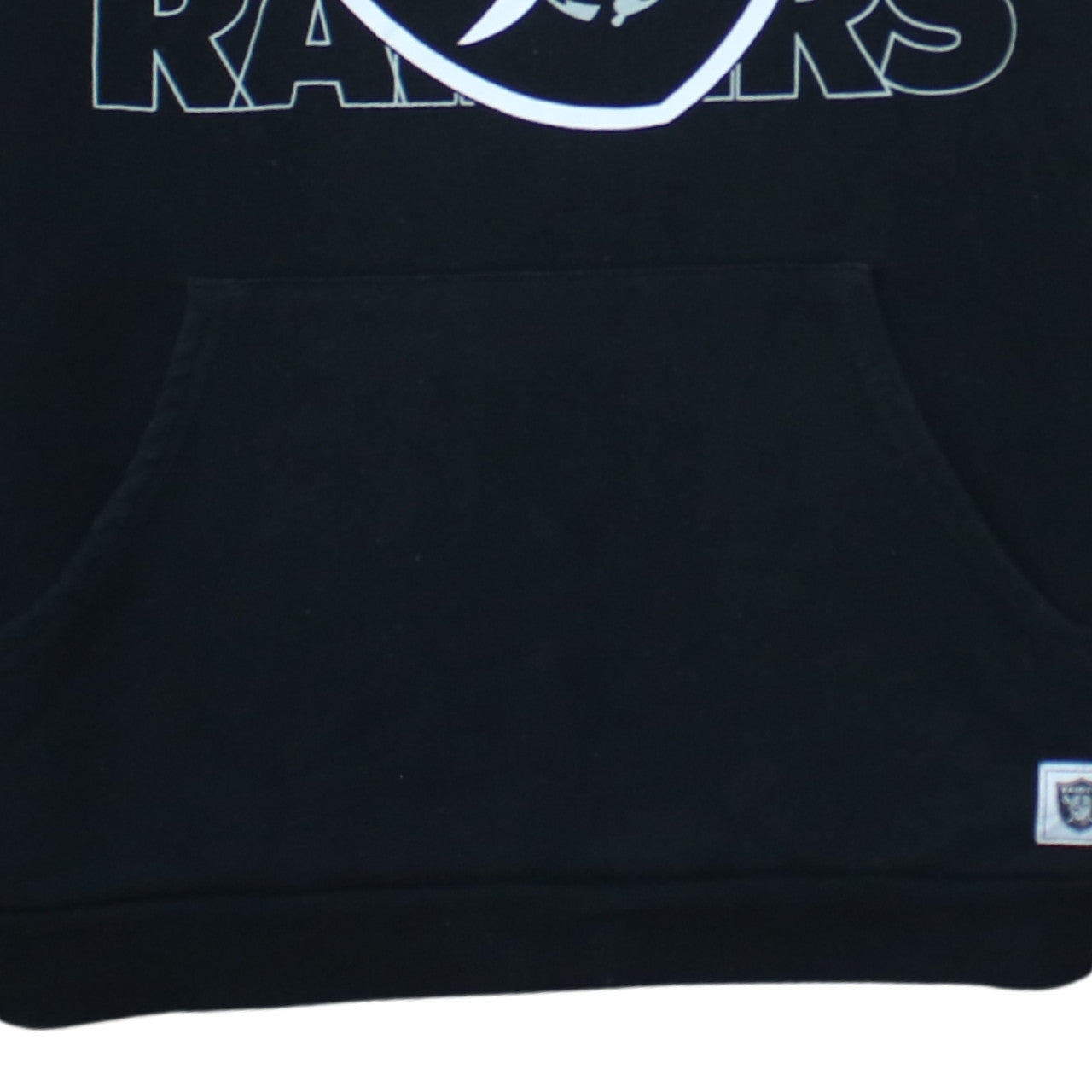 NFL Raiders Boys Black Pullover Hoodie 12-13 Years Hooded Fleece Sweatshirt