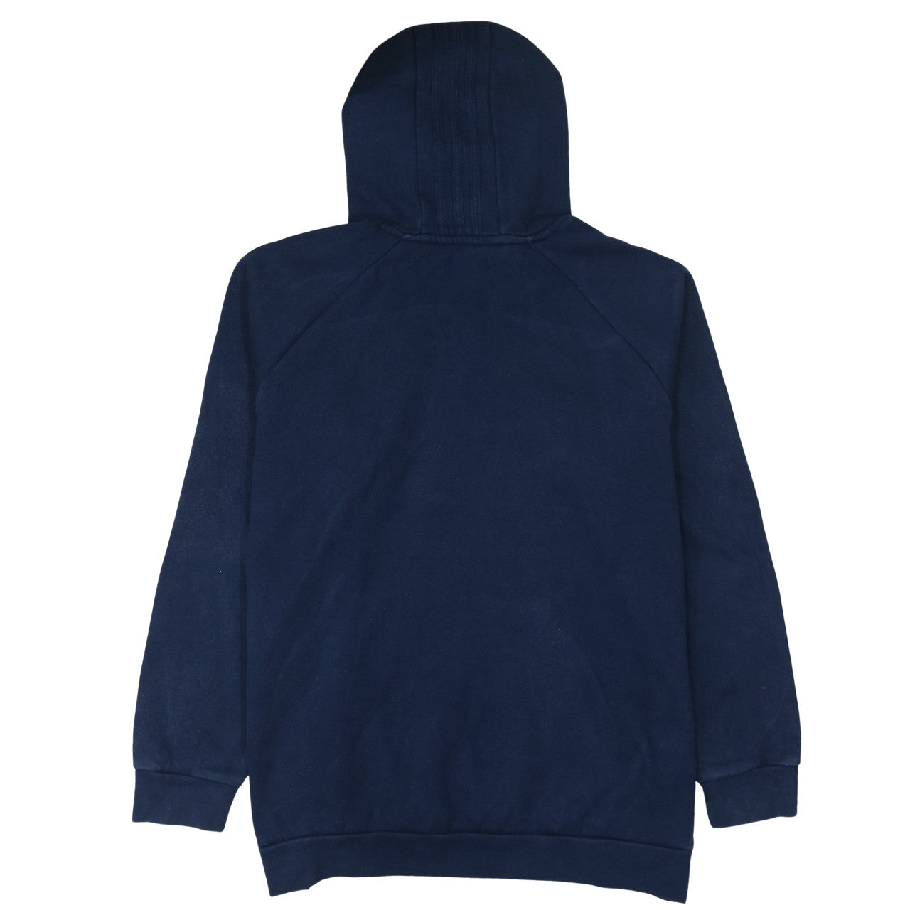 Adidas Men Blue XL Pullover Hoodie with Logo Graphic Print