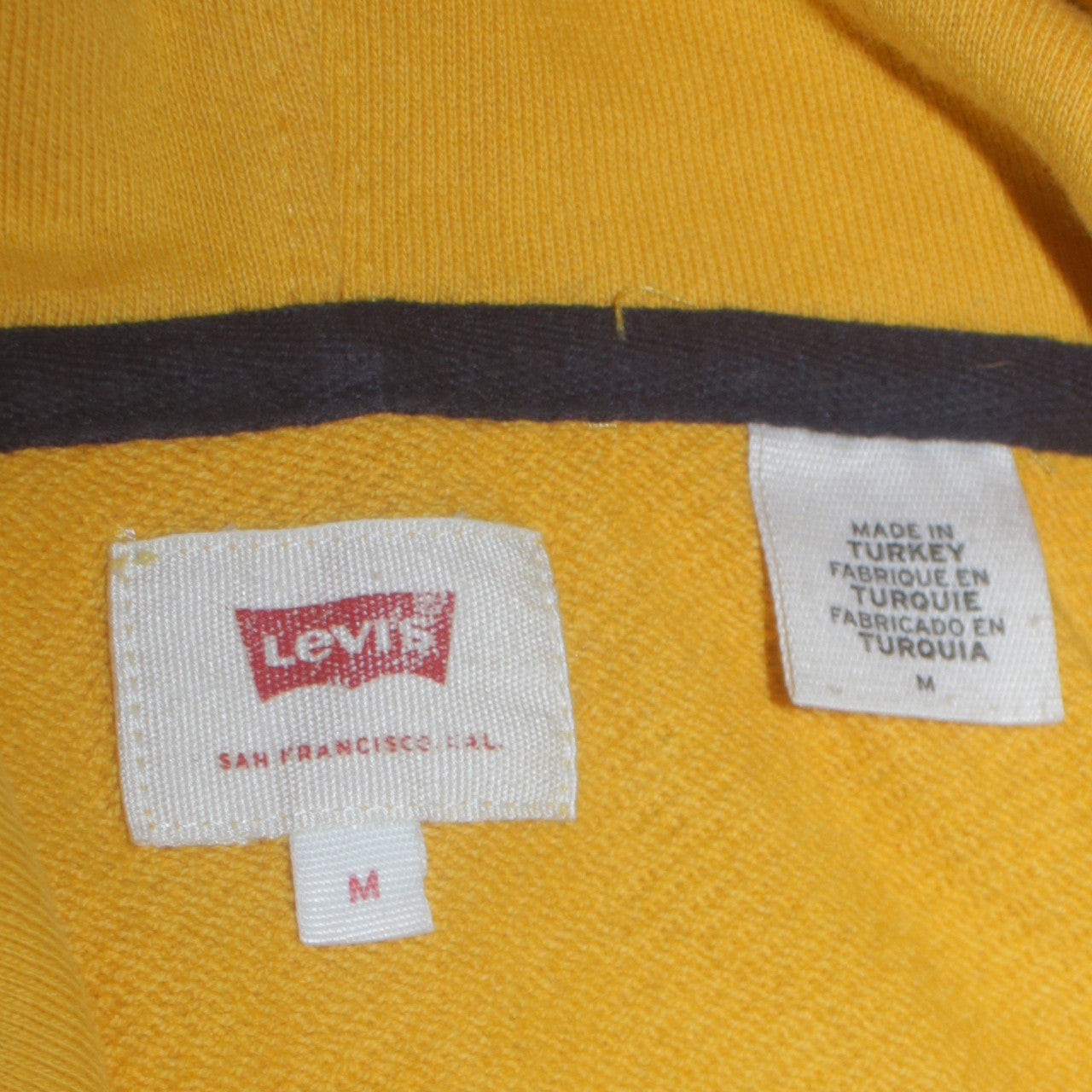 Levi's Men's Multicoloured Pullover Hoodie M Regular Fit