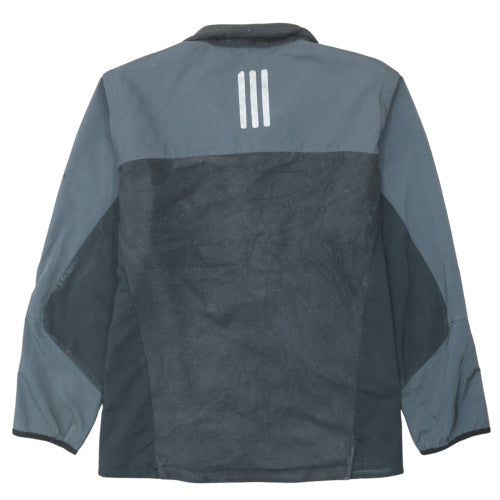 Adidas Men's Black Softshell Full Zip Jacket L Reflective Sports