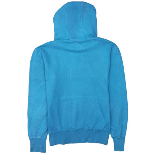Champion Men's Blue Pullover Hoodie Small Fleece Logo Sweatshirt