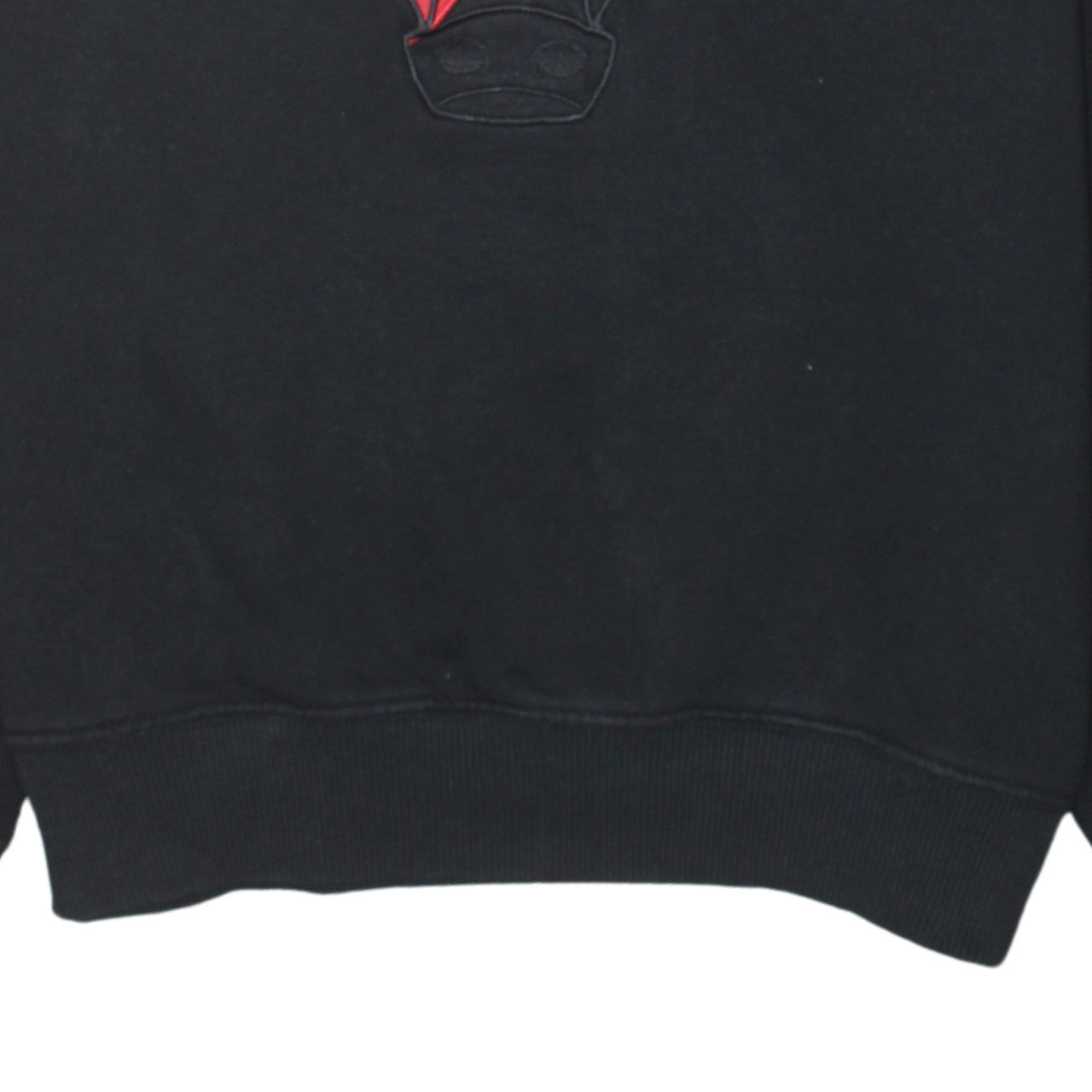 NBA Men’s Black Chicago Bulls Pullover Sweatshirt L Crew Neck