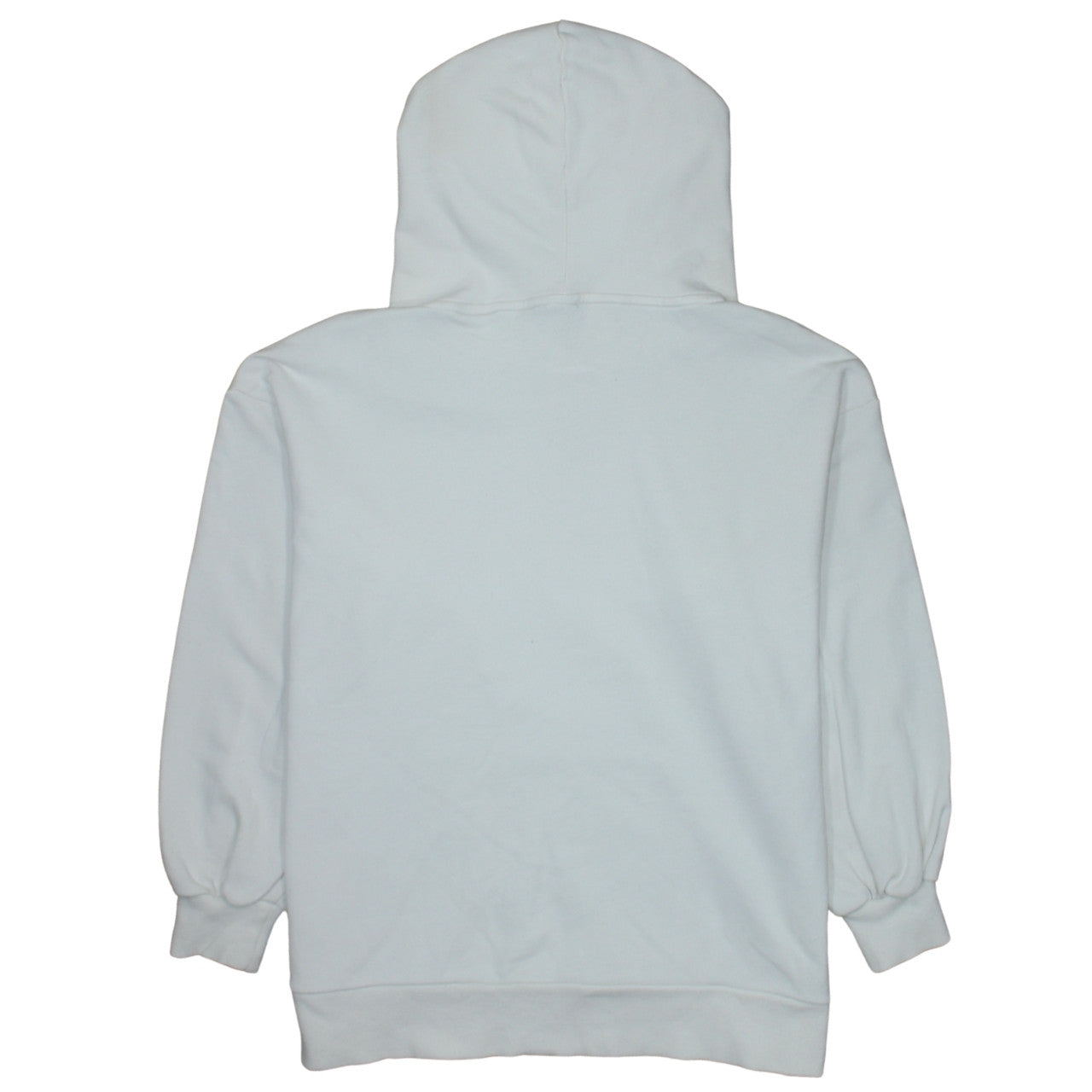Puma Womens White Small Hooded Pullover Sweatshirt with Kangaroo Pocket