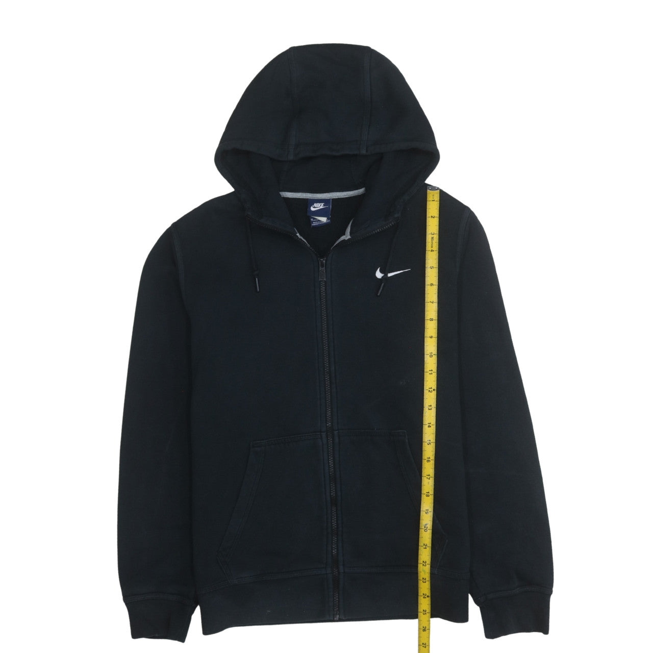 Nike Men’s Black Full Zip Hoodie Size M Fleece Sportswear