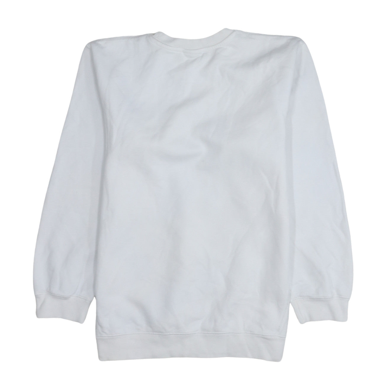 Reebok Unisex White XS Classic Logo Fleece Sweatshirt