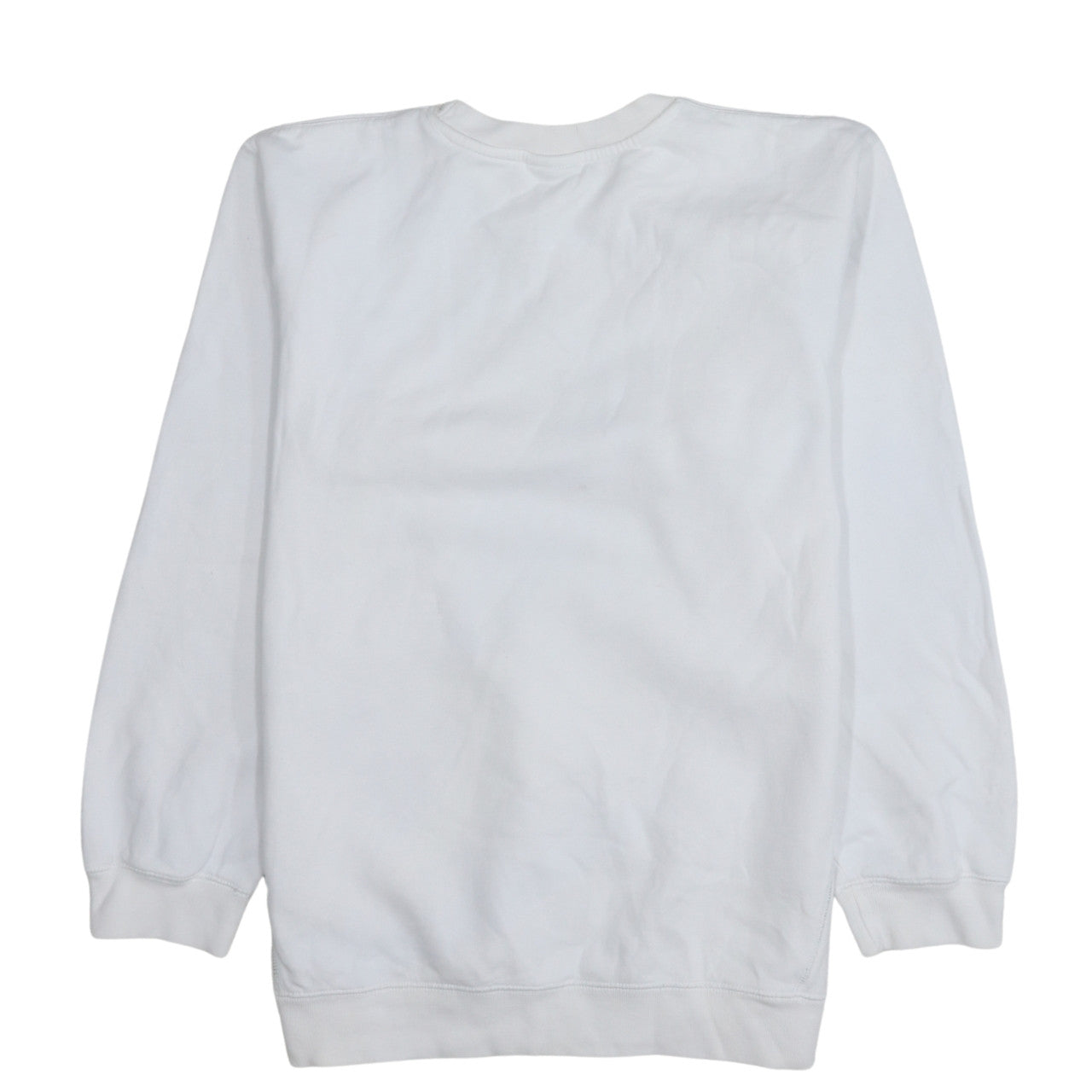 Nike Teens White Pullover Sweatshirt Swoosh Logo Fleece S