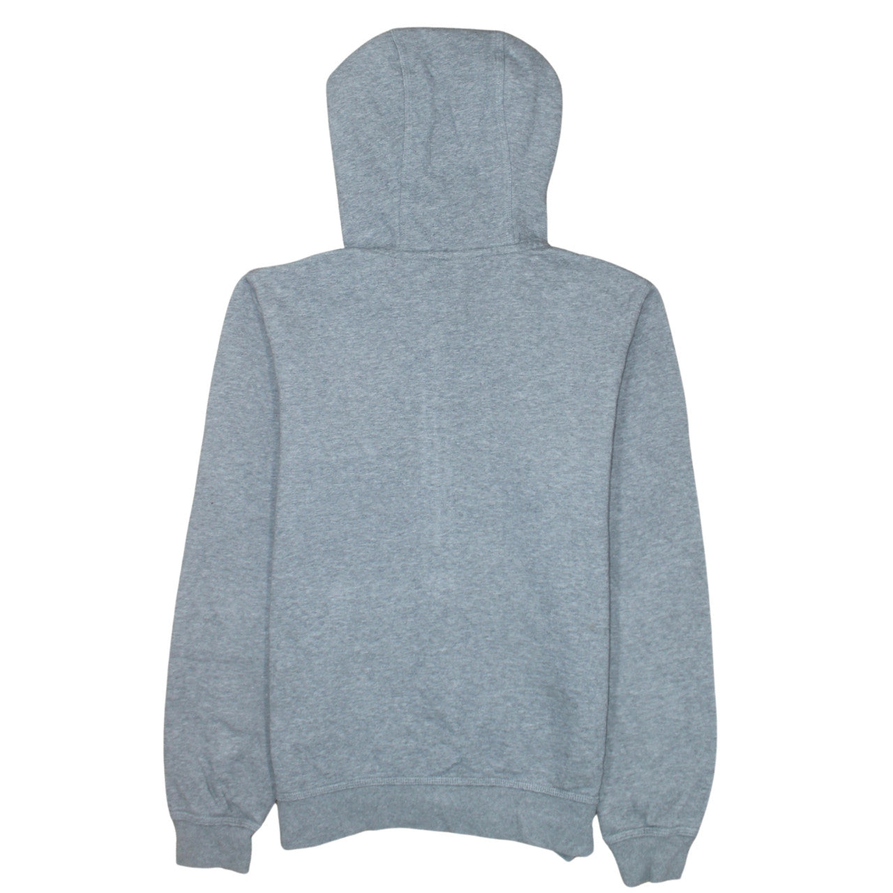 Nike Men's Grey Full Zip Hoodie S Sports Logo Sweatshirt