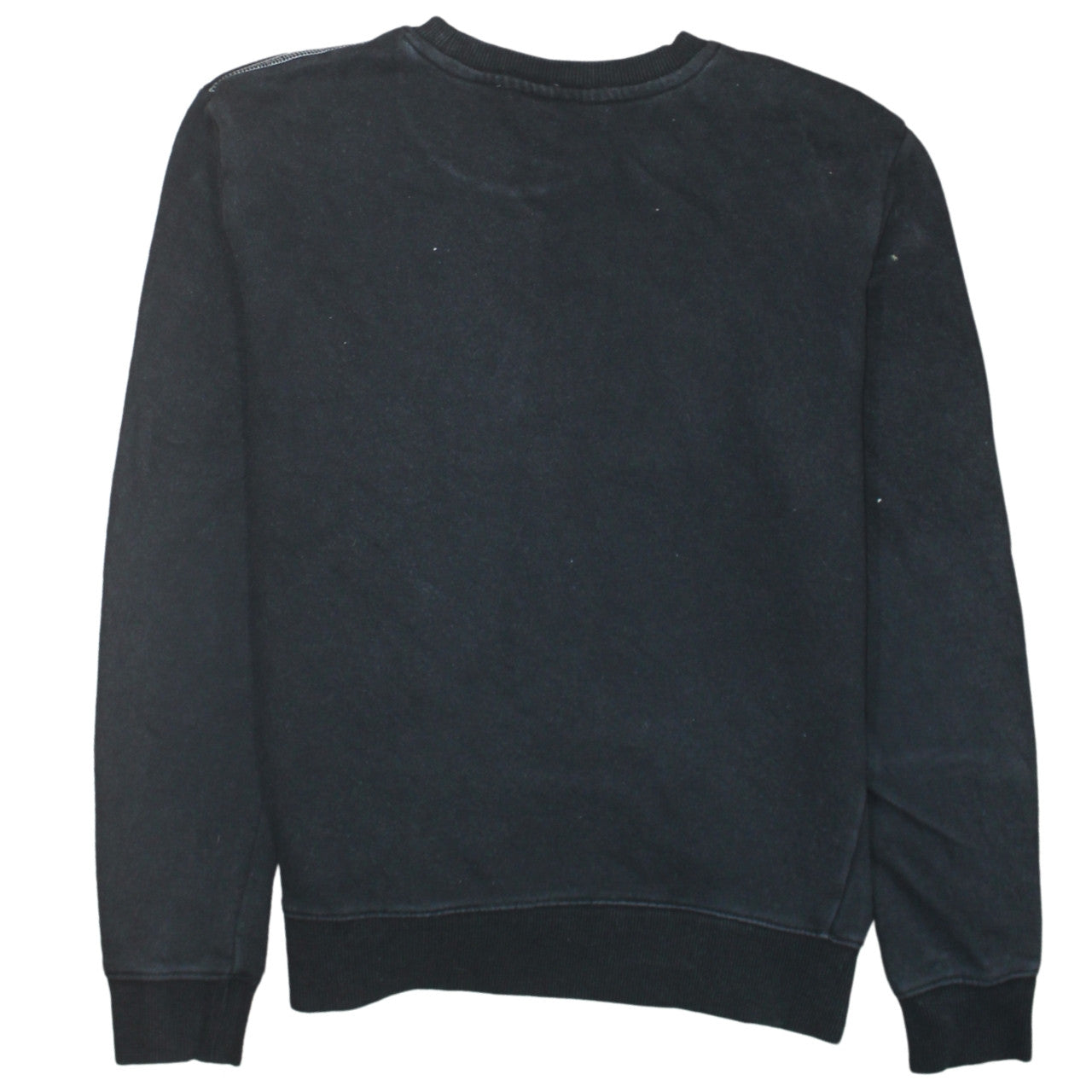 Fila Men's Black Crew Neck Sweatshirt M Regular Fit Logo Pullover