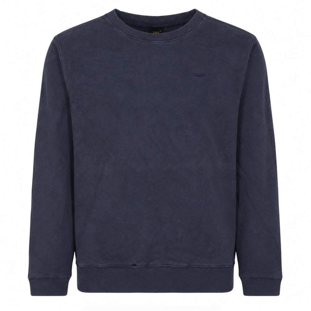Lee Men's Blue Cotton Crew Neck Pullover Sweatshirt Size L