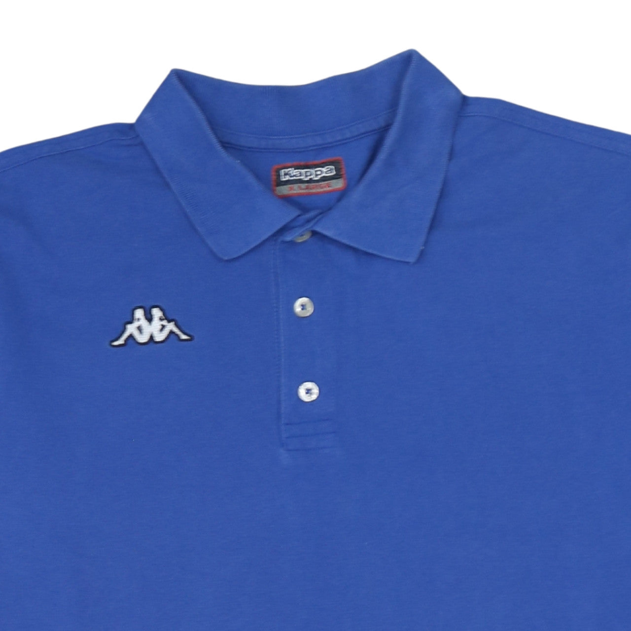 Kappa Men's Blue XL Short Sleeve Cotton Polo Shirt