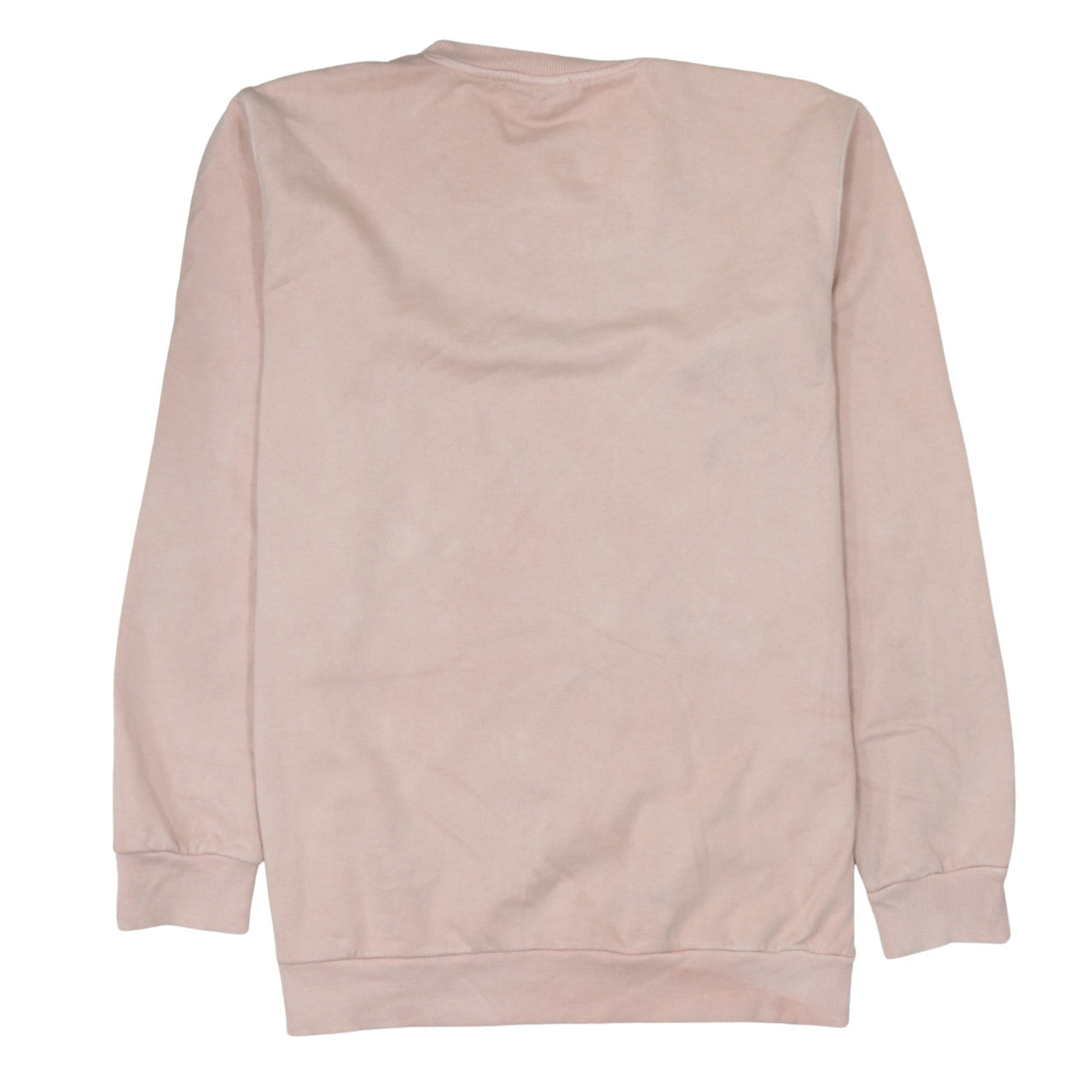Ellesse Womens Pink Sweatshirt L Cotton Crew Neck Long Sleeve Casual