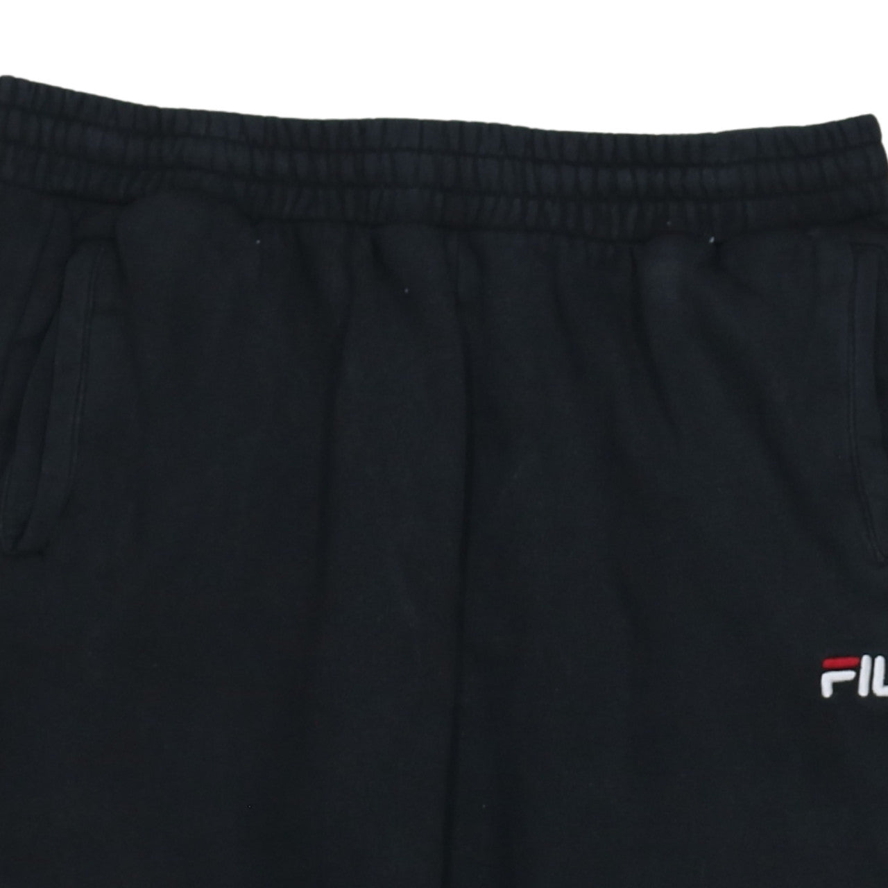 Fila Men's Black L Jogger Sweatpants Cotton Blend Activewear Trousers