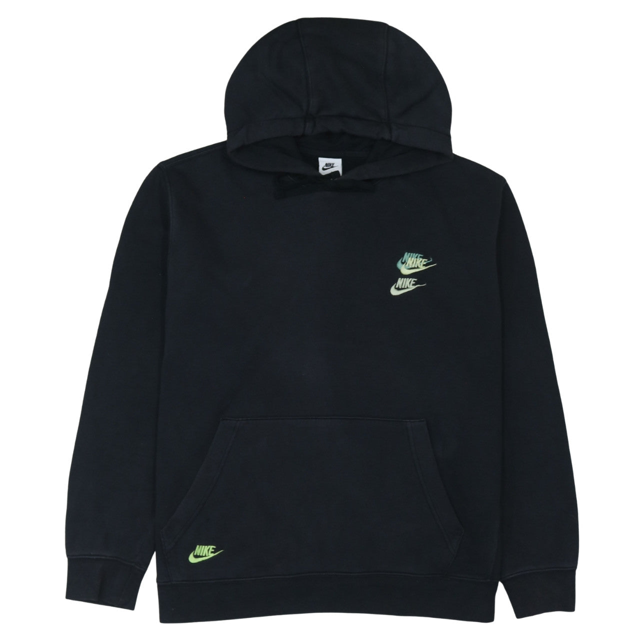 Nike Mens Black XL Pullover Hoodie Fleece Logo Sportswear Sweatshirt