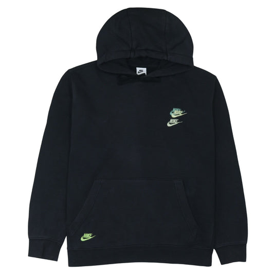 Nike Mens Black XL Pullover Hoodie Fleece Logo Sportswear Sweatshirt